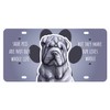Shar Pei Watercolor Mini Metal License Plate 4.75 x 2.25