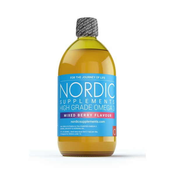 Nordic Supplements Nordic Supplements High Strength 500ml Omega 3 Fish