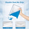 68oz Laundry Detergent Container, 2 Pack Plastic Liquid Detergent Dispenser