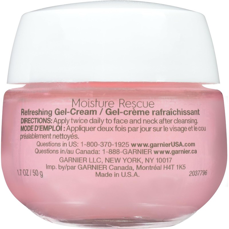 Garnier SkinActive Moisture Rescue Face Moisturizer, For Dry Skin, 1.7