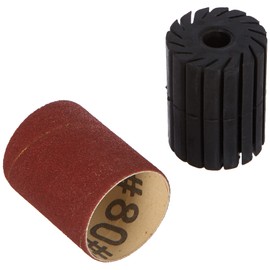 Bosch 1600A0014U Sanding Roller Straight Shank for Sanding Sleeve Plus Sanding Sheet AS60 Set for Bosch PRR 250 Removing Roller