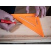 Johnson Level & Tool RAS-70B-ORAN Structo-Cast Rafter Square, 7", Orange,