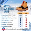 AUHIKE Crampons Ice Cleats Traction Snow Grips with Tear-Resistant Gasket