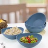 Homienly Wheat Straw Bowl Sets of 6-60oz Large Cereal Bowls,Microwave
