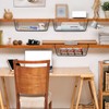 6 Pcs Undershelf Storage Basket Under Shelf Wire Basket Household