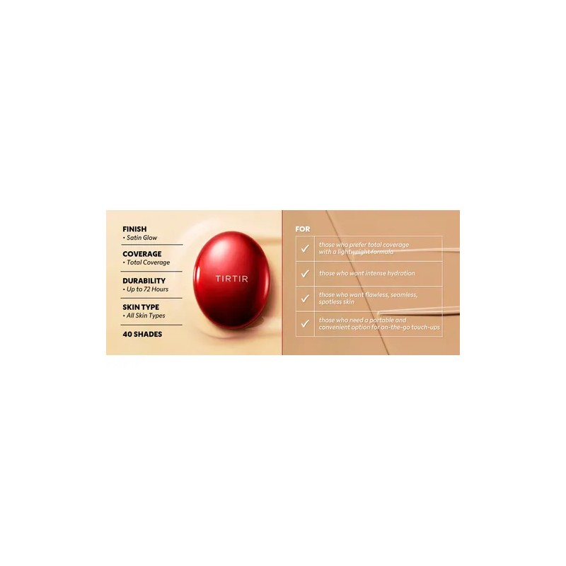 Tirtir Mask Fit Red Cushion 24n Latte