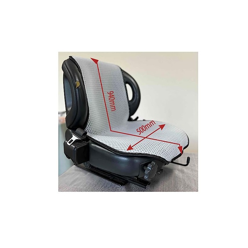 Mesh Seat Covers for Forklifts, Stuffy, Cool, Sweat, Summer, Washable