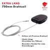 BURGA Cable lock 4-digit with 75 cm steel cable and