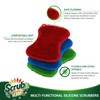 Silicone Scrubbing Pad Sponges by SCRUBIT - Real Silicon Non