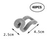 Pack of 40 Clothes Hangers Hooks, Non-Slip Mini Hanger Connectors,