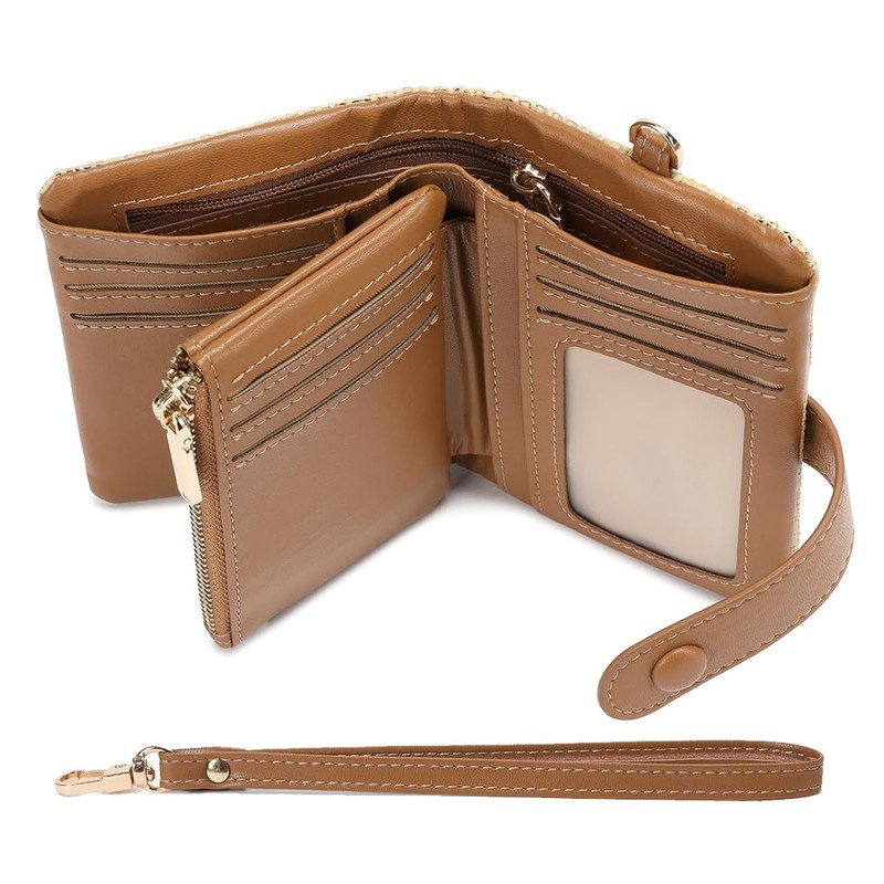 Small Wallet For Wome Small RFID Wristlet Wallets With Card