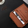 A4 Expanding PU Leather File Folders Document Holder Portfolio Filing