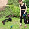 Mumuve Improved Lawn Trimmer Wheels Cordless Lawnmower Wheels Spare Parts