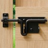 Heavy Duty Slide Bolt Gate Latch for Wooden Fence, 2