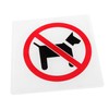 Operitacx 5pcs In-use Notice Sign Acrylic No Pet Allowed Sign