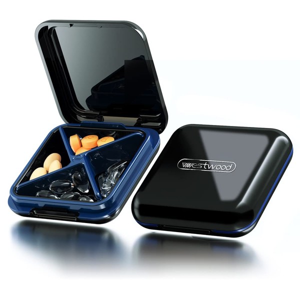 Pill Box, Moistureproof Small Pill Box, Portable Pill Box Organiser