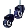 Swivel Caster Wheels 2" PU 360 Degree Caster Wheel Threaded