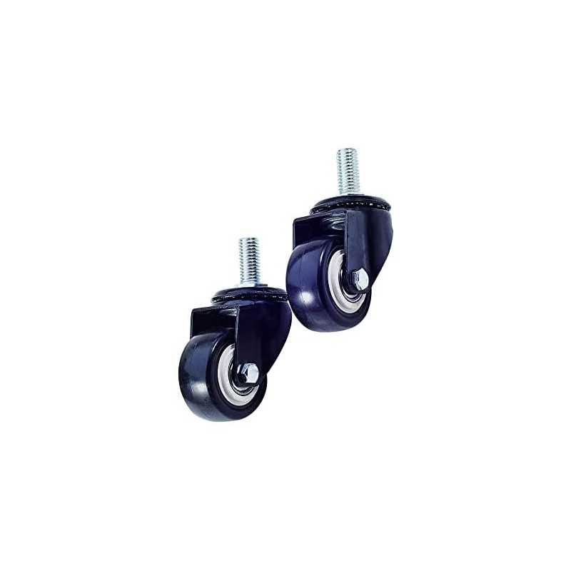 Swivel Caster Wheels 2" PU 360 Degree Caster Wheel Threaded