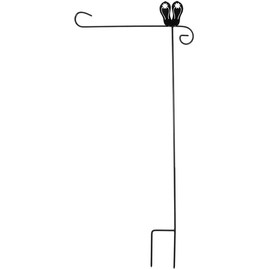 Briarwood Lane Wrought Iron Flip Flops Garden Flag Stand 40" H