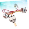 SAFIGLE 3pcs Line Group Guitar Wiring Kit Volume Tone Pots