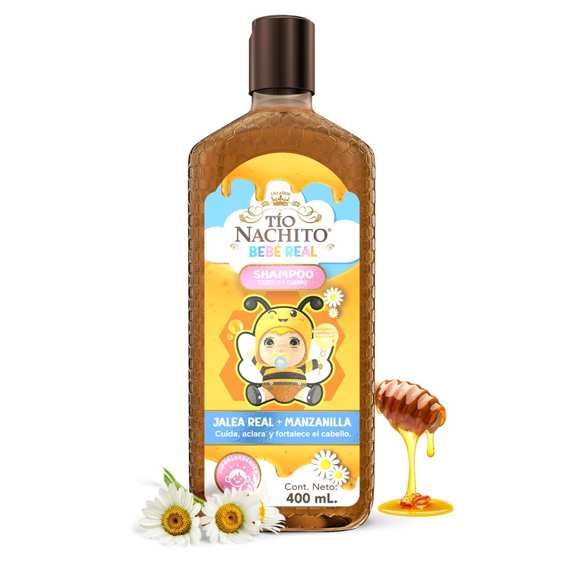 TIO NACHITO SHAMPOO 2 en 1, Cabello y Cuerpo. CUIDA,