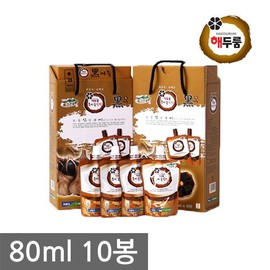 농협 해두룸 흑마늘진액 80ml 10봉 새남해농협 Nonghyup Haedo Room Black Garlic Extract 80ml 10 Packs Saenamhae Nonghyup