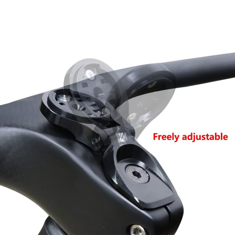 XBERSTAR Fahrradcomputer-Halterung für Garmin Wahoo GPS (schwarz)