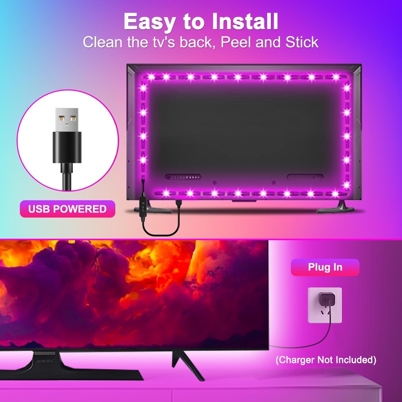Daymeet TV Led Lights, Led Lights for Backlight for 32-60