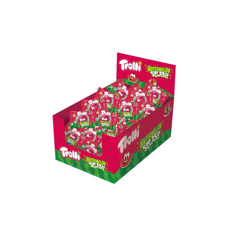 Trolli Watermelon Splash 18.8g x 24 – Refreshing Watermelon-flavoured Gummy