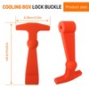 GRABOTE Updated 4-Pac Cooler Accessories Replacement Lid Latches for Yeti