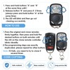 2 Pieces Universal Garage Door Opener Remote 433.92 MHz Fixed