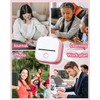 Memoqueen Mini Sticker Printer T02 Portable Thermal Printer, Instant Photo
