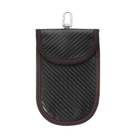 HARFINGTON Faraday Pouch for Car Keys, Faraday Bag RFID Fob Key Protector Signal Blocking Security Cage Block for Enhanced Anti-Theft Protection