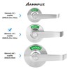 ANNFUZ Vacant Occupied Bathroom Handle Door Lock for Restroom,Privacy Keyless