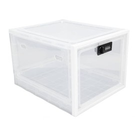 Contenedor Seguro Cerrado Caja con Cerradura para refrigerador: Gabinete de Almacenamiento de Alimentos con Cerradura Multifuncional, Plástico de Grad