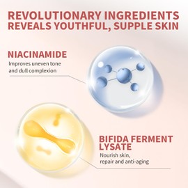 RAZUYEN Facial Anti-Wrinkle Serum with Niacinamide and Hyaluronic Acid, Intensely Hydrating and Moisturizing, Firming Anti Aging Face Serum for Skin Care, 1.35 OZ