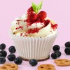 Caperci White Jumbo Muffin Cupcake Liners - 150pcs Large Baking