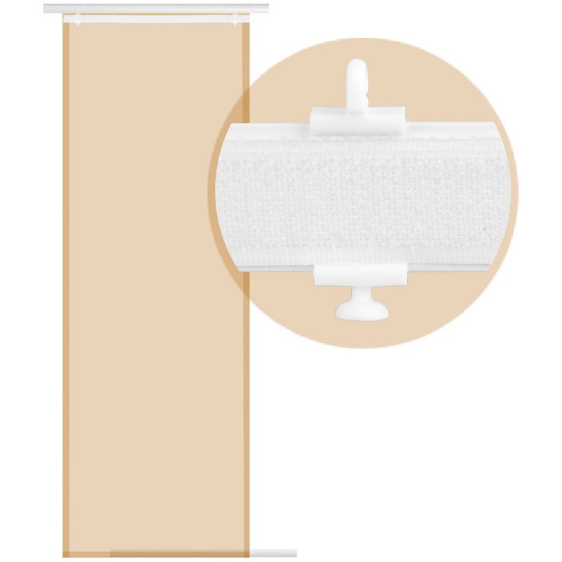Bestlivings Panel Curtain Opaque 60 x 245 cm, Sliding Curtain
