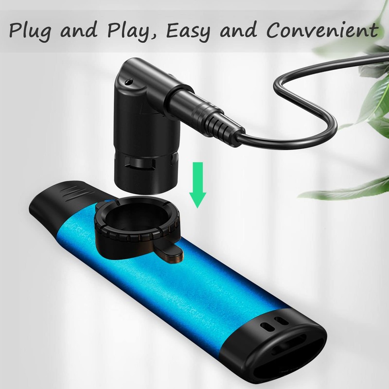 Electric Kazoo With Pickup, Professional Metal Kazoo with 5 Pcs