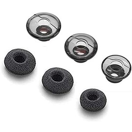 ALXCD Gel Eartips for Voyager 5200 Headset, S/M/L 3 Pcs Soft Gel Ear Tips & 3 Pcs Foam Cover Tips, Fit for Headset Voyager 5200 (S/M/L)