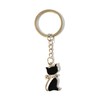 ARZER Key Ring Cat with Sparkling Stones – Black for