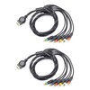 2X Suitable for PS2/ Component Cable 1.8M Suitable for PS