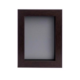 CountryArtHouse 5x7 Brown Shadow Box Frame with A 1 3/4" Usable Depth Includes Silver Acid-Free Backing, UV Resistant Acrylic, & Hanging Hardware