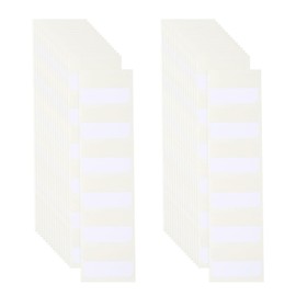 PATIKIL Clear Index Sticky Tabs, 120 Pcs Large Transparent Sticky Notes Bookmarks Planner Stickers Page Tabs for Office Notebooks File Folder Ledger Book, White