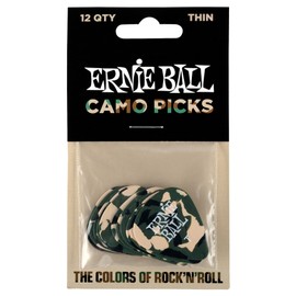 Ernie Ball Camouflage Cellulose Thin bag of 12