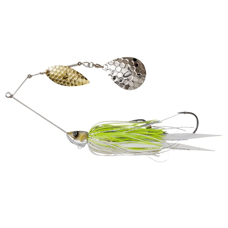 Savage Gear Da'Bush Spinnerbait (Red Head Silver, 16cm 32g Sinking)