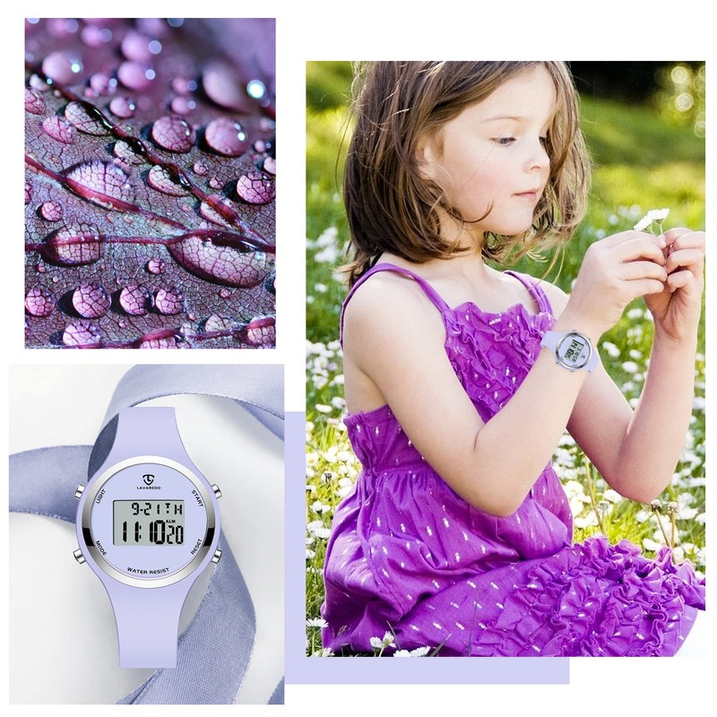Wristwatch Women Watch Men Digital Watch Unisex, purple, sports