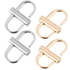 Artibetter 4pcs Adjustable Metal Buckles for Chain Strap Bag Shorten Handbag Crossbody Chain Strap Length Shorten Accessories