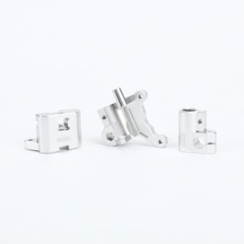 RCAWD Aluminum Fork Lug Set:Front Brake Caliper Assembled for Losi Promoto MX 1/4 Motorcycle RC upgrades part # LOS264006(Silver