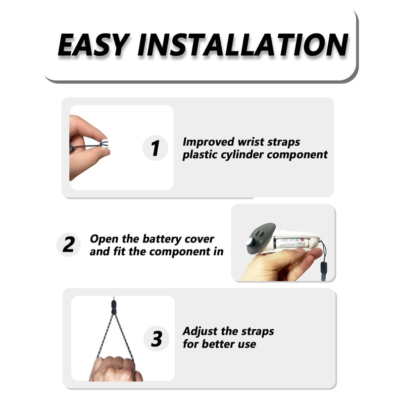 Improved Replacement Reflective Wrist Straps for Oculus Quest 3 Gen